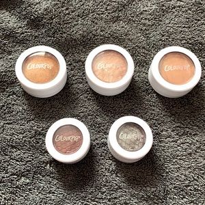 Colourpop Eyeshadow and Highlighter Lot